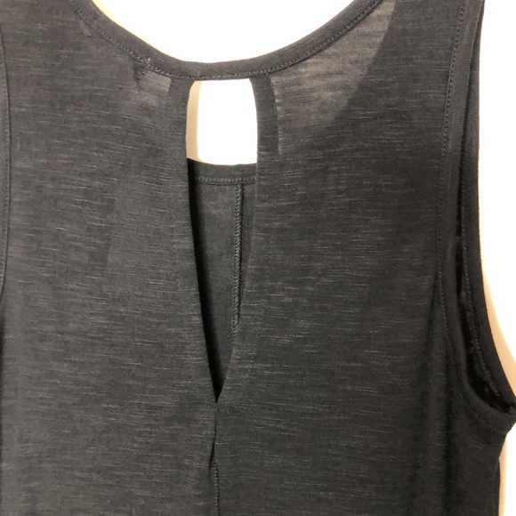NWT J Crew Womens Black keyhole back top Stretch XXS XXSmall New with tags - Picture 7 of 8